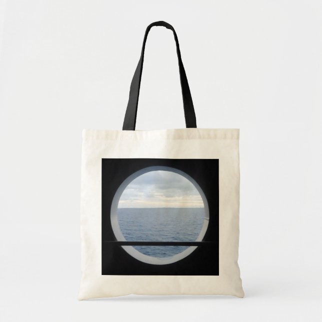 Tote Bag Vue de hublot simple (Devant)