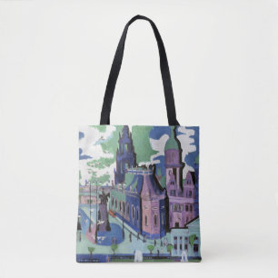 Tote Bag Vue de Kirchner de la place du château de Dresde B