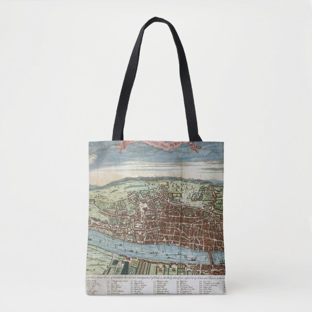 Tote Bag Vue de Londres, c.1560 (Devant)