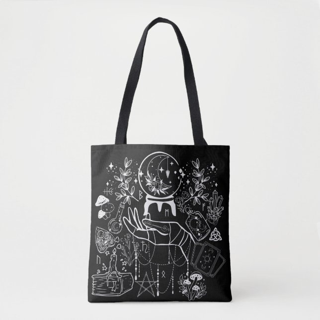Tote Bag Vue des sorcières : Conception visionnaire mystiqu (Devant)