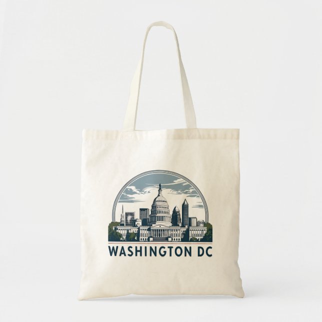 Tote Bag Vue panoramique de Washington DC (Devant)