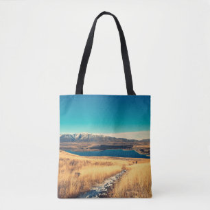 Tote Bag Vue pittoresque sur le point de vue du sommet du M