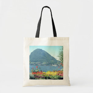 Tote Bag Vues oranges des jardins publics, Lugano,