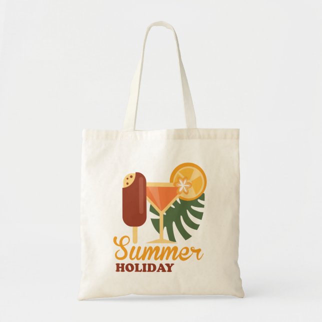 Tote Bag Vvacances d'été Budget Plage Fourre-tout (Devant)