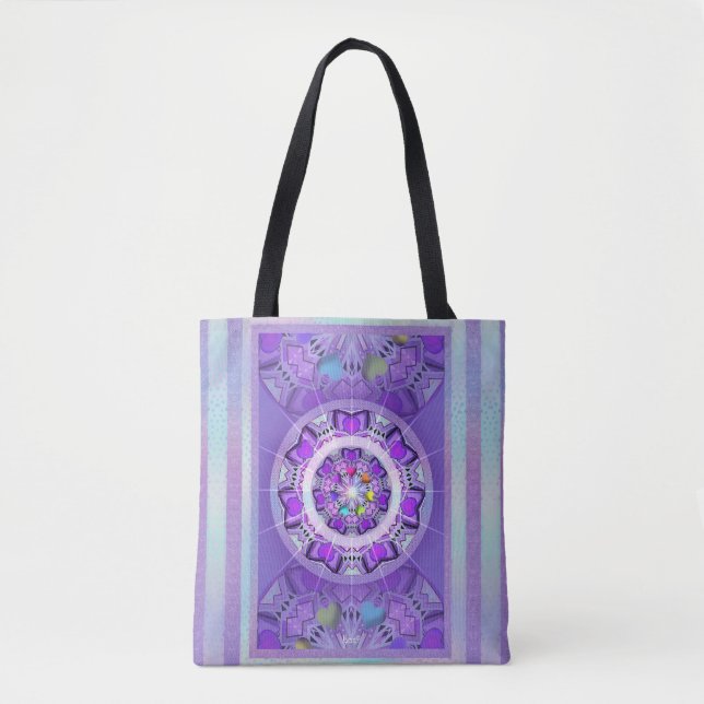 Tote Bag W2 pourpre (Devant)