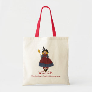 Tote Bag W.I.T.C.H., chaud, intelligent, pensée…