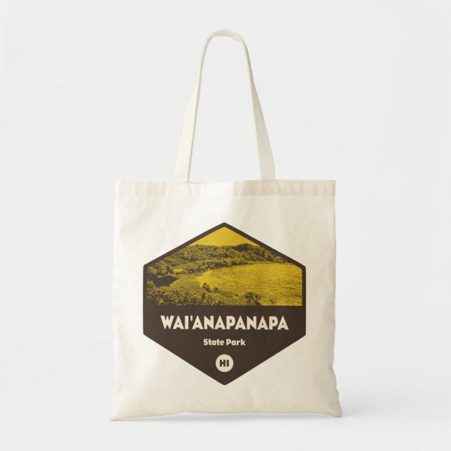 Tote Bag Wai'anapanapa State Park Hawaii (Devant)