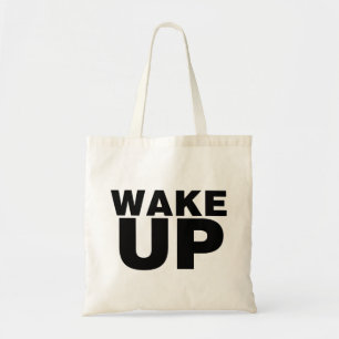 Tote Bag Wake up Black