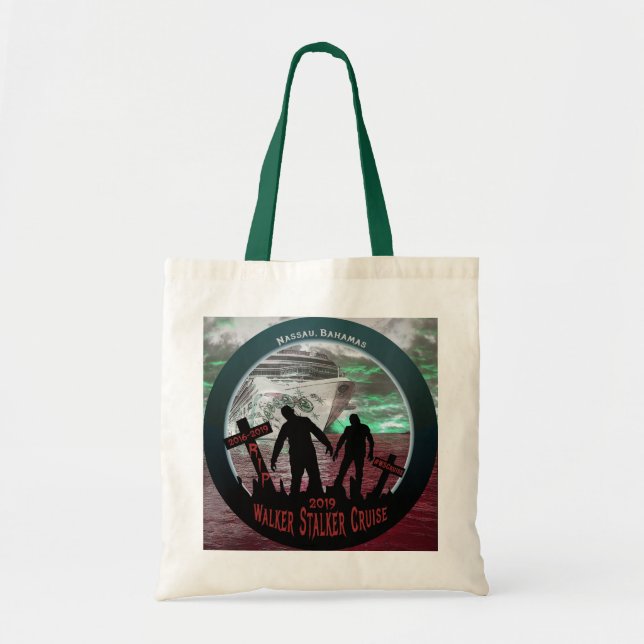 Tote Bag Walker Stalker Cruise 2019 Personnalisable Fourre- (Devant)