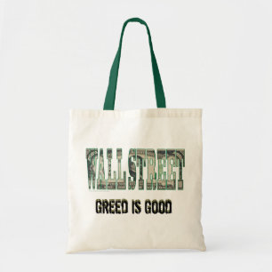Tote Bag Wall Street/ La cupidité est bonne
