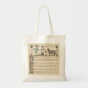 Tote Bag Walter Crane Baa Baa Mouton Noir Comptine