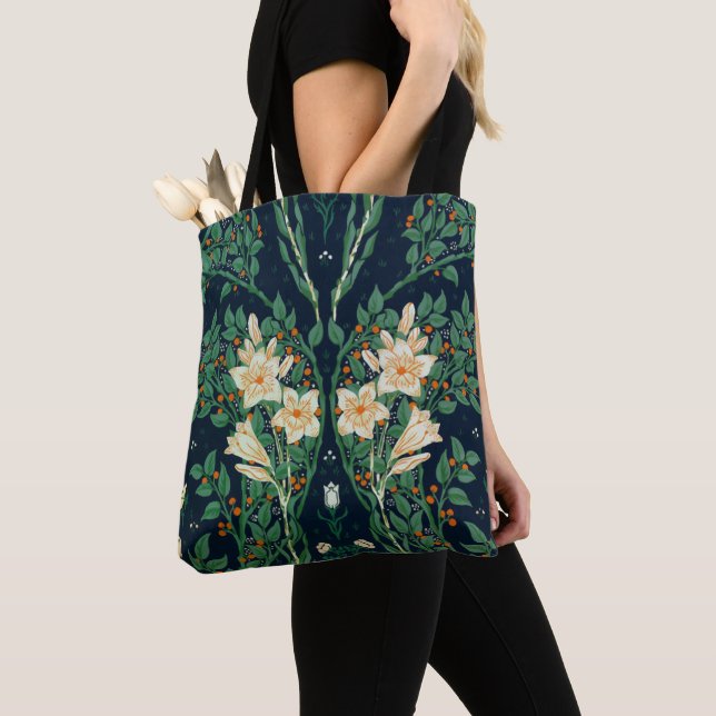 Tote Bag Walter Crane "Francesca" Botanique (De près)