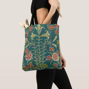 Tote Bag Walter Crane Vintage Lily et Rose Floral
