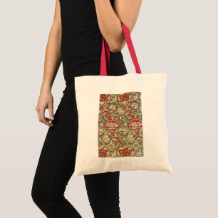 Tote Bag Wandle by William Morris, Vintage Textile Fine Art