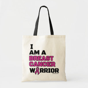 Tote Bag Warrior/Block/I am...Breast Cancer