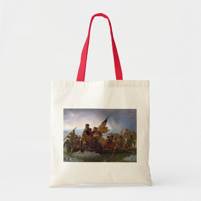 Tote Bag Washington croisant le fleuve Delaware (Devant)