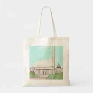Tote Bag Washington D.C Capitale des USA Landmarks