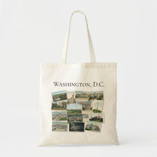Tote Bag Washington DC : Carte postale Vintage à double fa