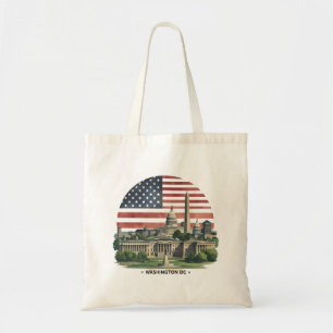 Tote Bag Washington DC Skyline