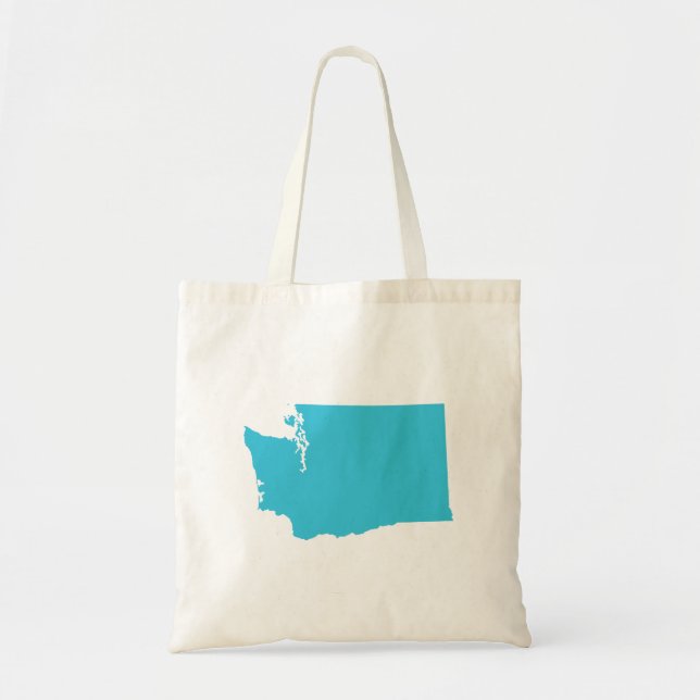 Tote Bag Washington en bleu (Devant)
