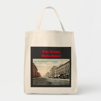 Tote Bag Washington St, Hoboken, New Jersey Vintage