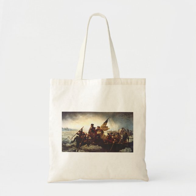 Tote Bag Washington traversant le Delaware par Emanuel Leut (Devant)