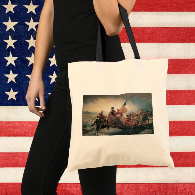 Tote Bag Washington traversant le Delaware par Emanuel Leut (Créateur téléchargé)