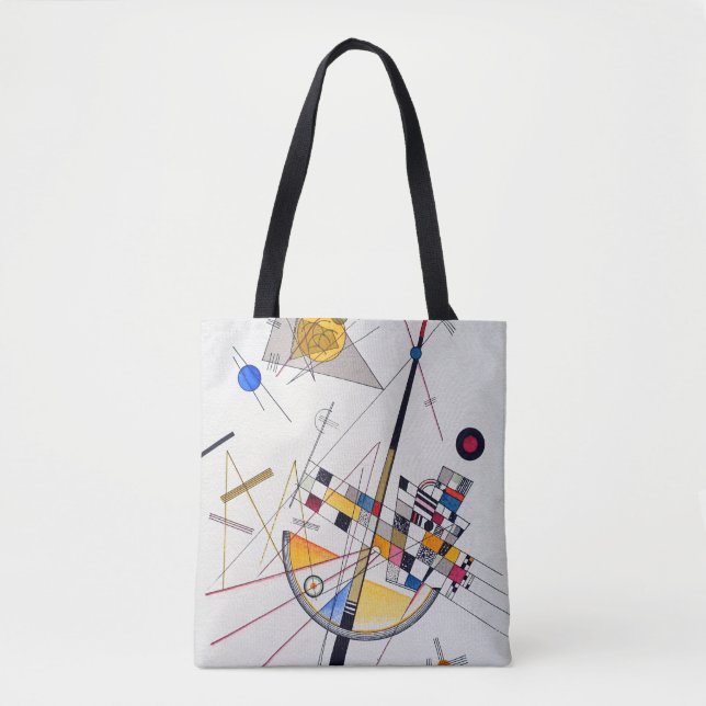 Tote Bag Wassily Kandinsky Delicate Tension (Devant)