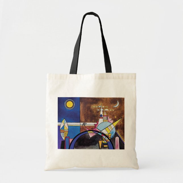 Tote Bag Wassily Kandinsky - Grande Porte De Kiev Abstrait (Devant)