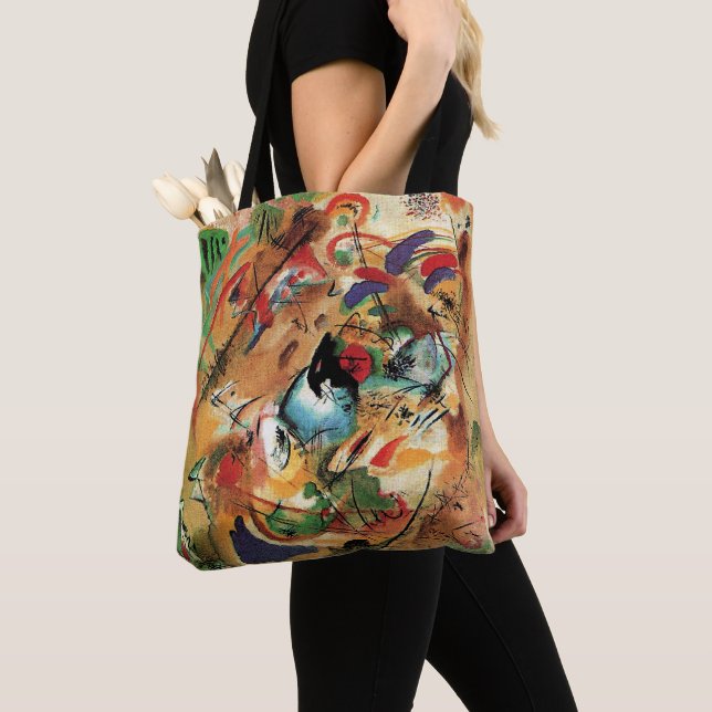 Tote Bag Wassily Kandinsky - Improvisation, Rêveuse, (De près)