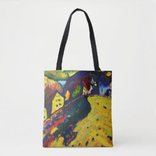 Tote Bag Wassily Kandinsky. Maisons à Murnau. Expressionnis