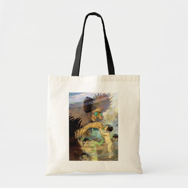 Tote Bag Water Baby and Fairy, Jessie Willcox Smith (Devant)