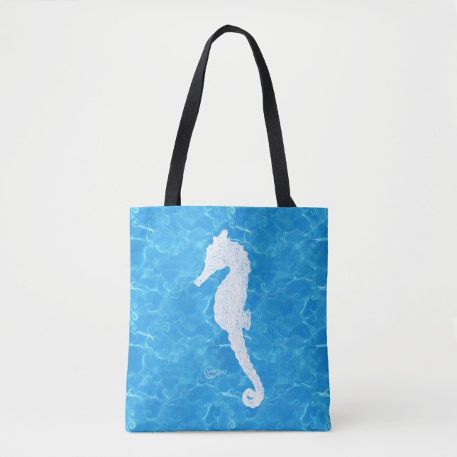 Tote Bag Water Baby Seahorse Fourre-tout (Devant)