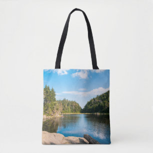 Tote Bag Water Spruce Lake Quebec, Canada