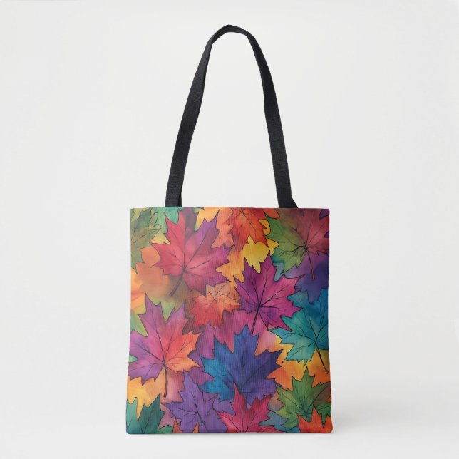 Tote Bag Watercolor Fall Nature Fourre-tout (Devant)