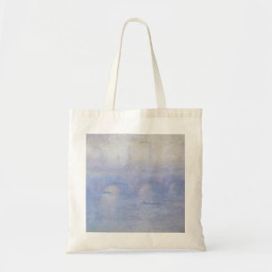 Tote Bag Waterloo Bridge, Effet de brouillard par Claude Mo