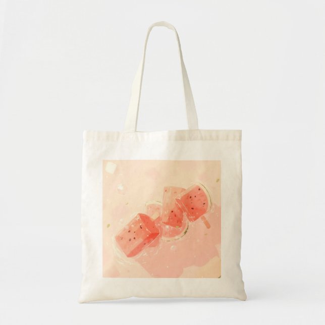 Tote Bag Watermelon Popsicle (Devant)