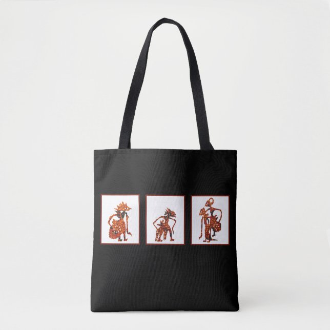 Tote Bag Wayang dans le Batik (Devant)