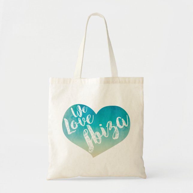 Tote Bag « We love Ibiza " (Devant)