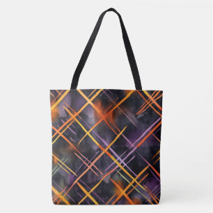 Tote Bag Web électrique - Une grille d'Halloween en mouveme