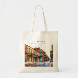 Tote Bag Week-end de célibataire à l'aquarelle à la Nouvell