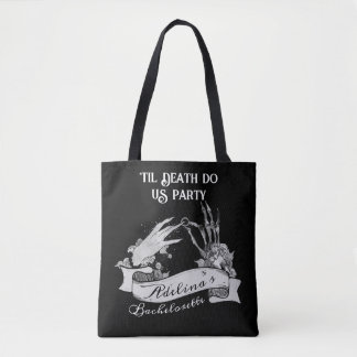 Tote Bag Week-end de jeune fille gothique, la mariée ou mou