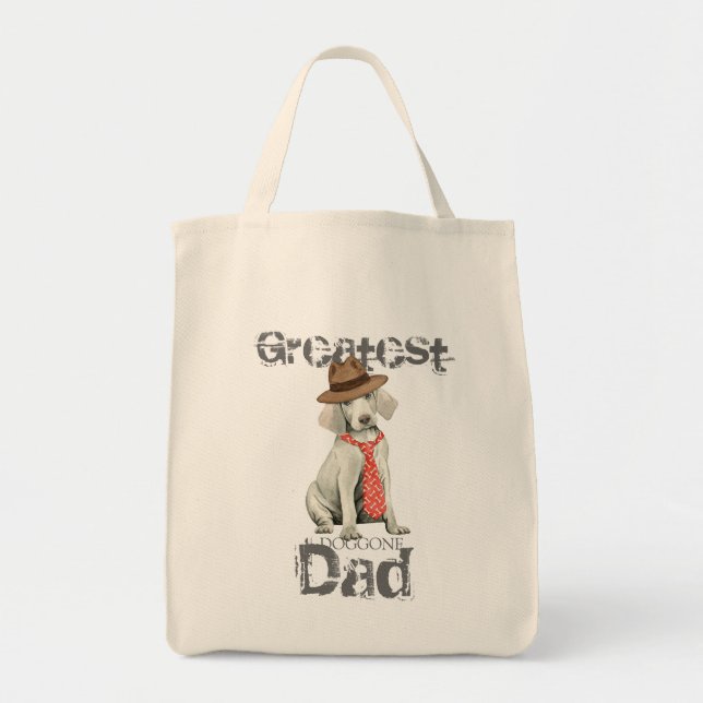 Tote Bag Weimaraner Dad (Devant)