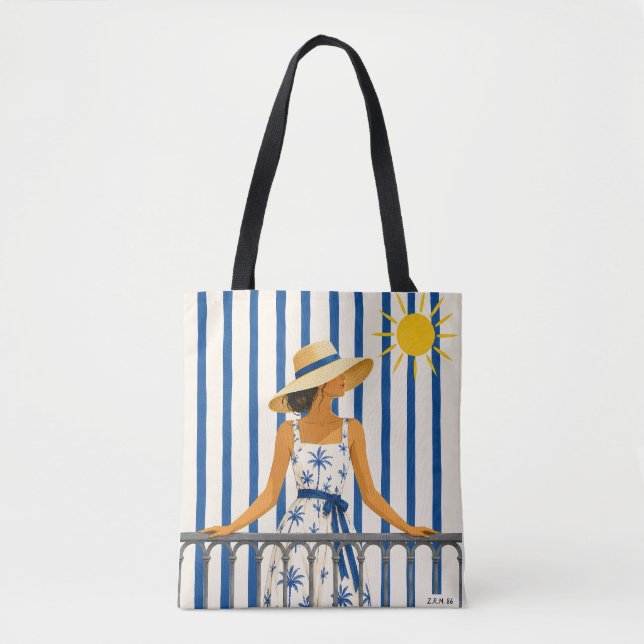 Tote Bag Welcome summer (Devant)
