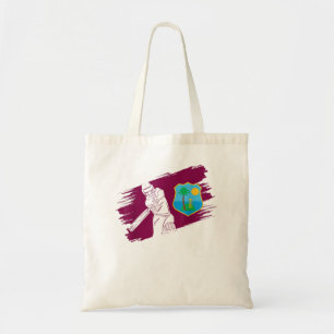 Tote Bag West Indies Flag West Indies Cricket Fan Player Co