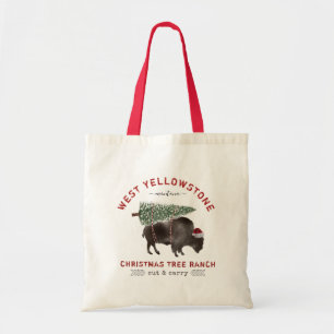 Tote Bag West Yellowstone Montana Christmas Tree Ranch