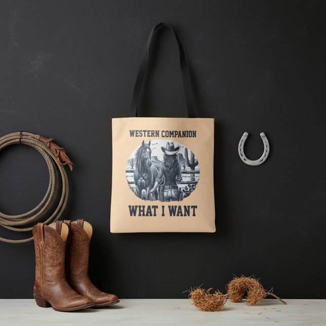 Tote Bag Western Companion (Créateur téléchargé)