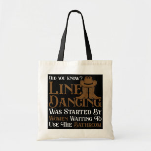 Tote Bag Western Line Dance 5678 Funny Line Dancing