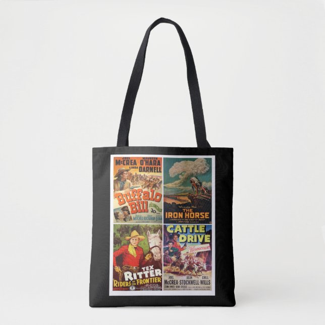 Tote Bag Western Movies #1 (Devant)