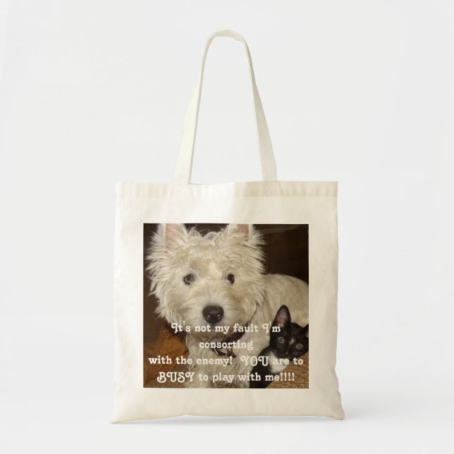 Tote Bag Westie Fourre-tout (Devant)